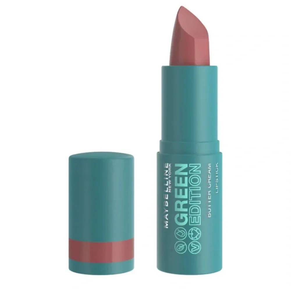 💎 Maybelline NY Green Edition Butter Cream Pigment Lipstick 011 Glacie